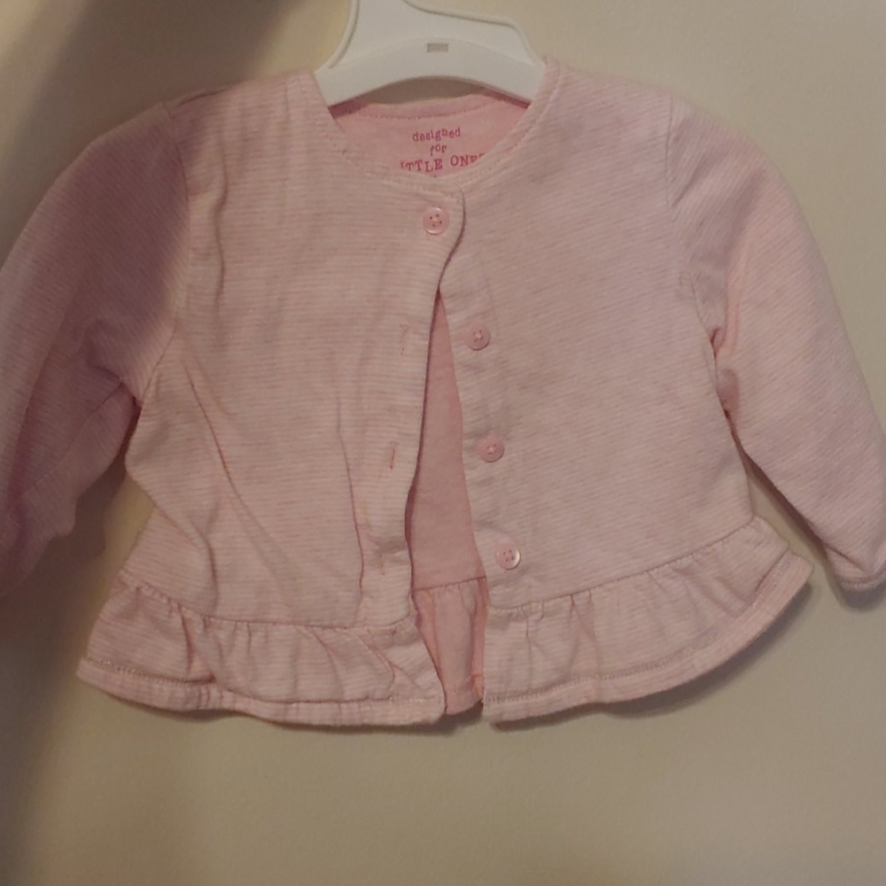 Pink stripped long sleeve shirt